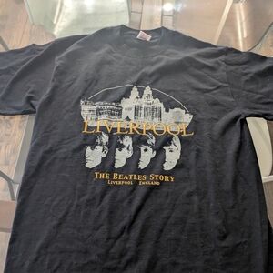 Beatles T Shirt Black